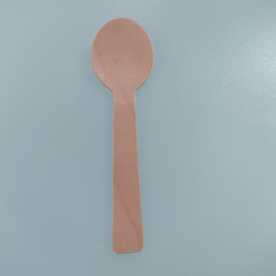 China Camping around small wooden tea and coffee spoons for biodegradable tableware for sale