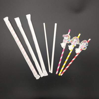 China Colorful Decorative Disposable Cool Drinking Straws For Birthday for sale