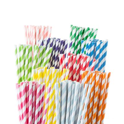 China Eco Disposable Colorful Bubble Tea Straws Portable Straws Biodegradable Straws Paper Drinking for sale