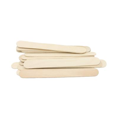 China Sustainable Compostable Wooden Ice Cream Stick Popsicle Sticks For Face Cream for sale