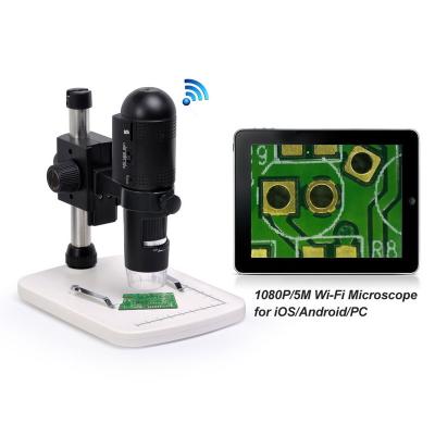 China 1080P 5M WiFi Microscope for iPhone/Android /iPad/Pc wireless scanning electron microscope price UM018G for sale