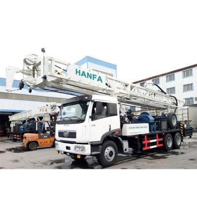 China Water well drilling rig machine with air compressor 600m HFC600 water well drilling truck water well drilling rig machine with air compressor for sale