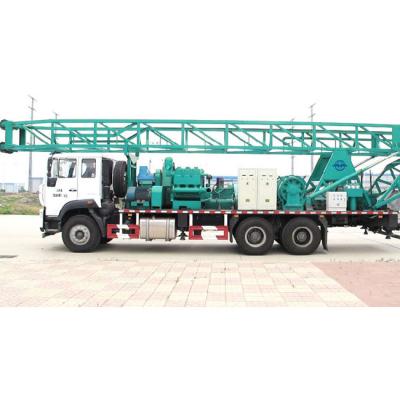 China SPC series drill vehicle locomotive wheel drill rig price HFSPC-1000 600m best rotary truck mounted water well drilling rig drilling machine water well for sale