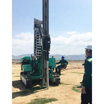 China Cultivate Hydraulic Hammer Ram Solar Ramming Piling Machine For Solar Project for sale