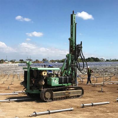 China Solar Truss 100m Hydraulic Piling Installation Machine Screw Ram For Solar Project for sale