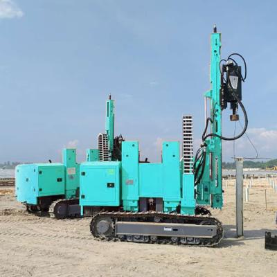 China Cultivates Ramming Type HF395Y Hydraulic Solar Stacking Machine PV Solar Piles Press Machine for sale