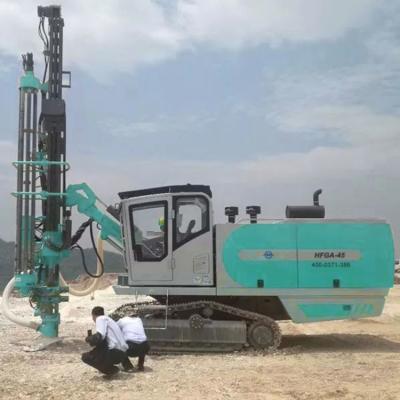 China Professional Farms HFGA-450A 28m Diesel Integrated Down The Hole Drill Rig Mine Drilling Rig for sale