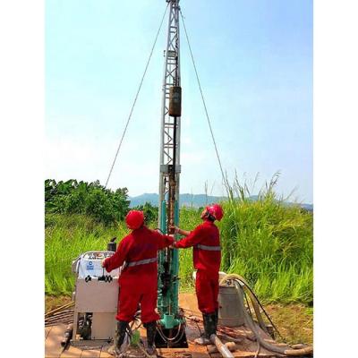 China Portable Core Farms Exploration Geotechnical Drilling Rig Machine HFP200 Core Mining Drill Rig for sale