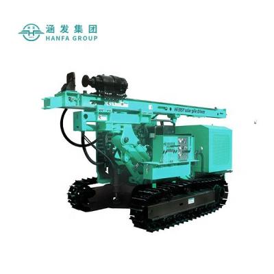 China Multifunction Solar Farms HF395Y Photovoltaic Pile Drilling Rig Ram Machine For Solar Project for sale