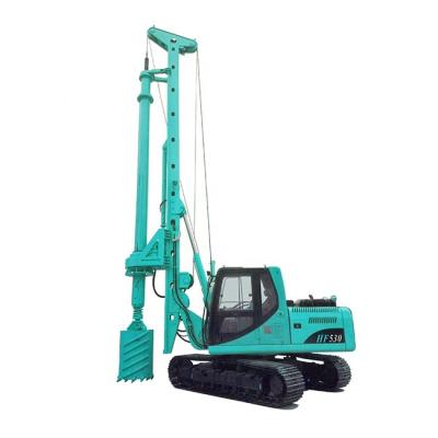 China Cultivate 30m Cheap Crawler HF530 Full Hydraulic Rotary Ram Drilling Rig Machine for sale