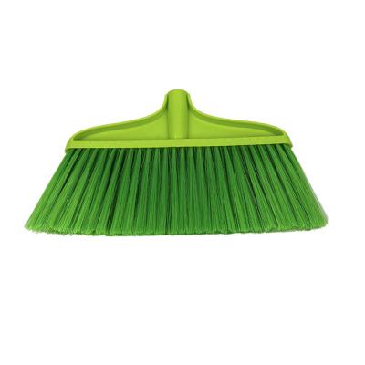 China Home Stainless Steel Handle Plastic Broom with Soft Bristles for Home and Office Indoor Use Dustpan Included for sale