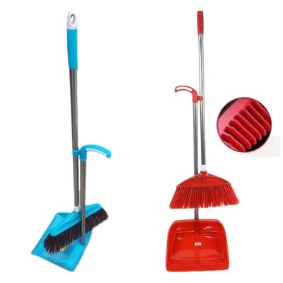 China Daily Cleaning Factory Direct Office Household Cleaning Tools Home Cleaning Floor Cleaning Broom and Dustpan  Broom set for sale