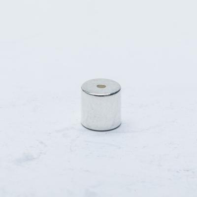 China N35~N52 strong permanent Neodymium custom cylinder magnet with hole for industry for sale