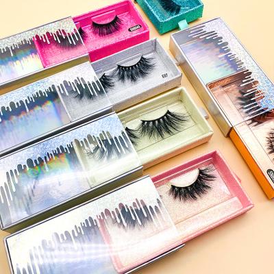 China Tstory Natural Curl Customized Cell Phone Eyelash Case 3D Mink False Lashes Wholesale for sale