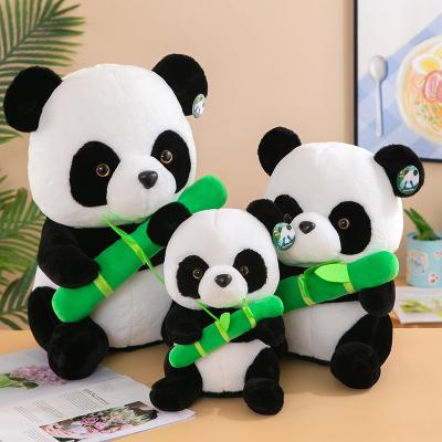 China Wholesale Plush High Quality Cartoon Kawaii Panda Baby Cute Stuffed Toys Bamboo Stuffed Animals for sale