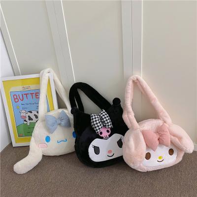 China Other New Arrival Kawaii Anime kuromi Student Shoulder Bag Bags Women Handbags Ladies Plush Women's Backpacks for sale