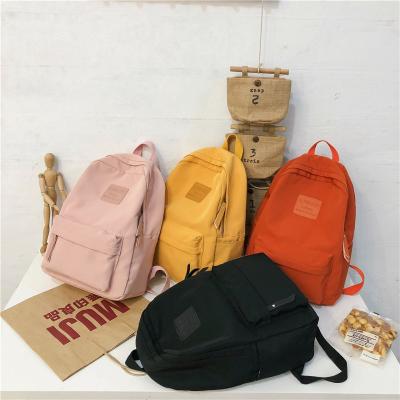 China 2023 new arrival simple waterproof girl fashion Iins style college students backpack literary style schoolbag wholesale for sale