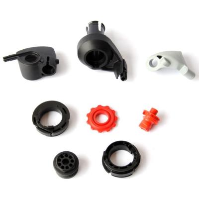 China pa66 gf30 plastic plastic parts gear injection molding plastic manufacturer for sale