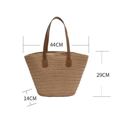 China Yuncong Summer Beach Embroidery Portable Moroccan Straw Tote Bag Weave Straw Bag Straw Beach Bag For Women for sale