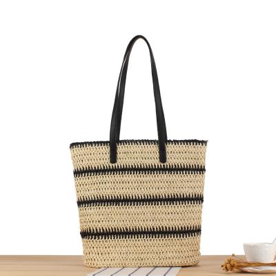 China The Other Yuncong Straw Beach Handbag European Custom Handmade and Retro Tote Bag Large Capacity Summer American Beach Women's Bag for sale