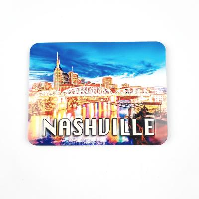 China Wholesale UV Printed Metallic Fridge Magnet for sale