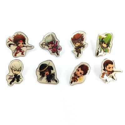 China Offset Printed Transparent Cartoon Enamel Pins Custom For Sport Event Promotions for sale