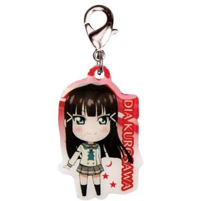 Cina Personaggi di cartoni animati Domed Custom Printed Keychains Animation Promozionale Giapponese in vendita