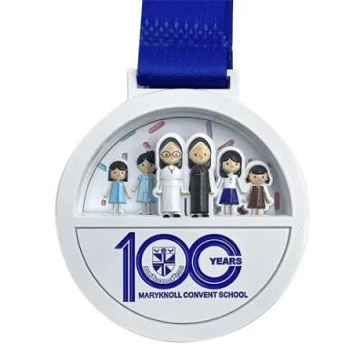 China 100 Jahre Klosterschule Souvenirreihe Magnetmedaille zu verkaufen