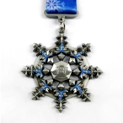 China Die Cast Embossed 3D Custom Event Medals Stunning Design Polygonal Zinc Alloy Medal for sale