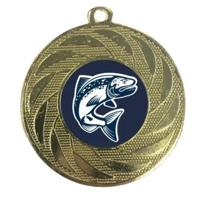 China Customized Universal Stock Fishing Medals for Fishing Clubs for sale