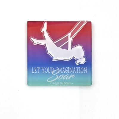 China UV Printing Style Acrylic Magnet Material Type Refrigerator Decor Magnets Benefit for sale