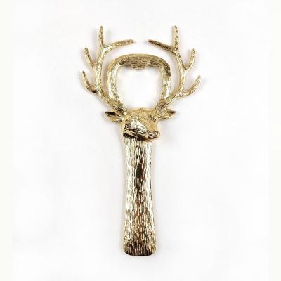 China 1.5 inch Deer Head Design Ornament met schattig Panda karakters en uitdrukkingen Te koop