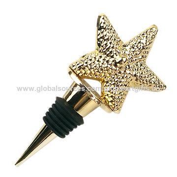 Cina 3D Starfish Wine Bottle Stopper - Perfect for Beach Lovers in vendita