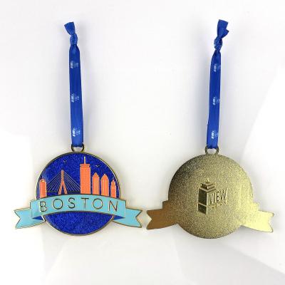 China Regalos de promoción de negocios llamativos y únicos Ornamento de recuerdos de Boston Skyline en venta