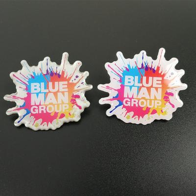 China Blue Man Group Color Splash Lapel Pin Perfecto para los fanáticos y coleccionistas de Iconic Performance Group en venta