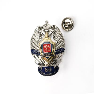 China Custom 3D Pin Badge Cut Out Screw Advanced Manufacturing Skilled Craftsmanship for Recognizing Achievements for sale