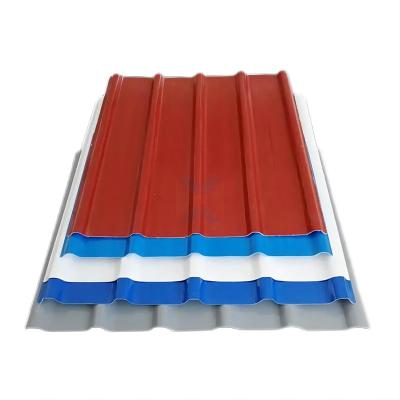 China Structural or Structural Steel Zinc Color Coated Roof Panels Corrugated Steel Sheet Metal Roofing Sheets for sale