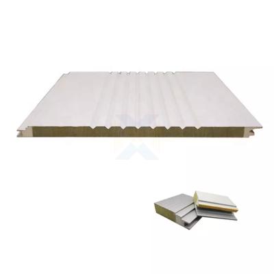 China Modern 50mm /75mm/100mm Insulated Sandwich Panel Roof Sheet Sandwich Panel For Ceiling for sale