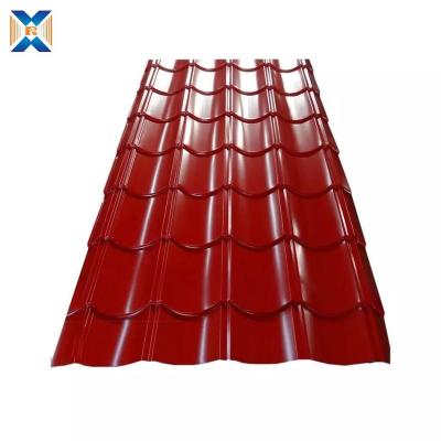 China Metal Sheet Zinc Steel Structural Or Building Ppgi Roofing Sheet Aluminum Color Coated Corrugated Corrugated Sheet for sale