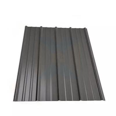 China Black Steel 12 Ft Metal Roofing Sheet For Construction Or Building Corrugated Steel Roof Sheets Panels for sale