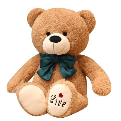 China Plush Whosale Cute Teddy Bear Doll Animal soft Plush Toy Large Size Huge Giant Stuffed Bow Tie Teddy Bear for sale