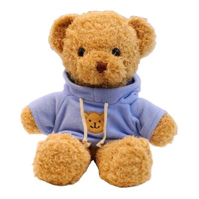 China Plush Fine Quality Exquisite  Cute Style   Hoody Teddy bears   pp Cotton Soft  Plush Stuffed Toys for sale