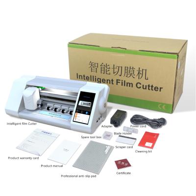 China Automatic machine intelligent hydrogel cutter mobile phone film cover cell mobile phone tpu screen protector cutting machine for sale