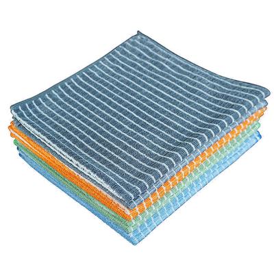 China All Over Microfiber Kitchen Bamboo Charcoal Cloth Cleaning Quick Dry Towel for sale