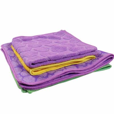 China Fashion Microfiber Feeling Soft Car Mopping Jacquard Bath Terry Towel Polyester Polyamide for sale