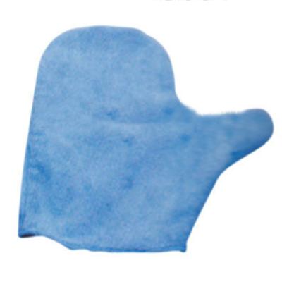 China Kitchen Disposable Chenille Microfiber Plush Anti-hot Soft And Comfortable Wash Bath Mitt Glove for sale