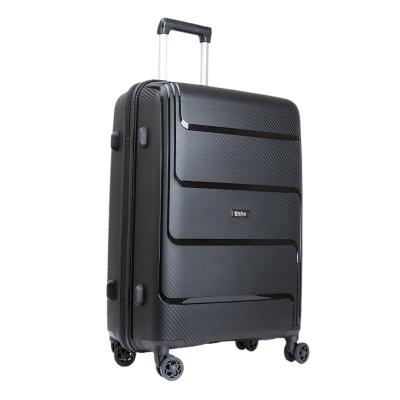 China Fashionable International PP Standard Dimension Luggage Set 20/24/28 With Fashionable Model PP Zipper Luggage for sale