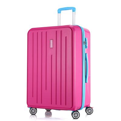 China Good Quality PP Supplier Hardside Suitcase Luggage Unisex 801 Fixed Wheels Environmental Friendly 3 Pieces Moving Hand Wheels for sale