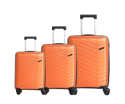 China Lightweight Lock 3 Piece Modern Set Spinner TSA Luggage Carry On Suitcase Trolley Bags Travel Bags Unisex Luggage Customized for sale