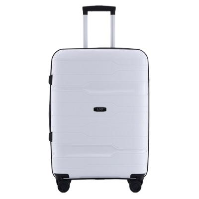 China High quality practical and simple fashionable three sets luggage with durable four universal wheels luggage for sale